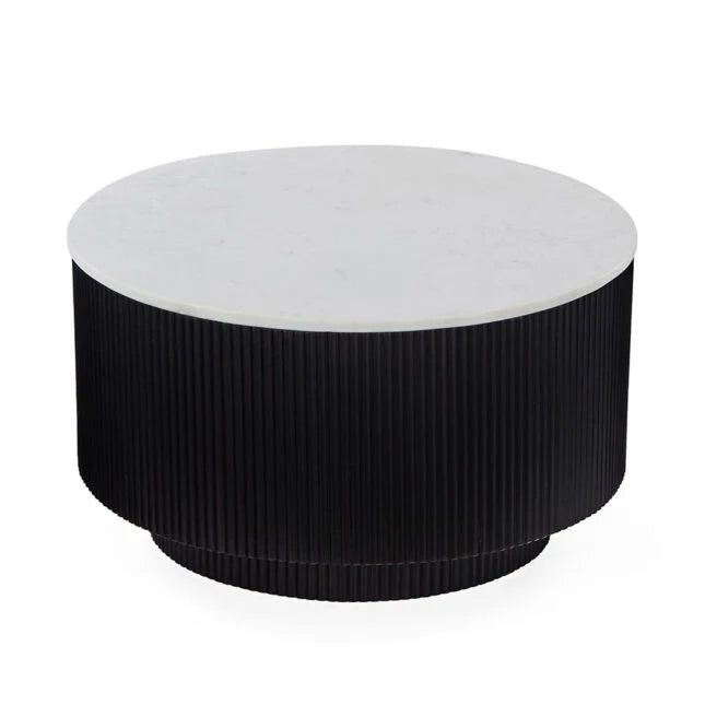 Monaco Marble Drum Coffee Table