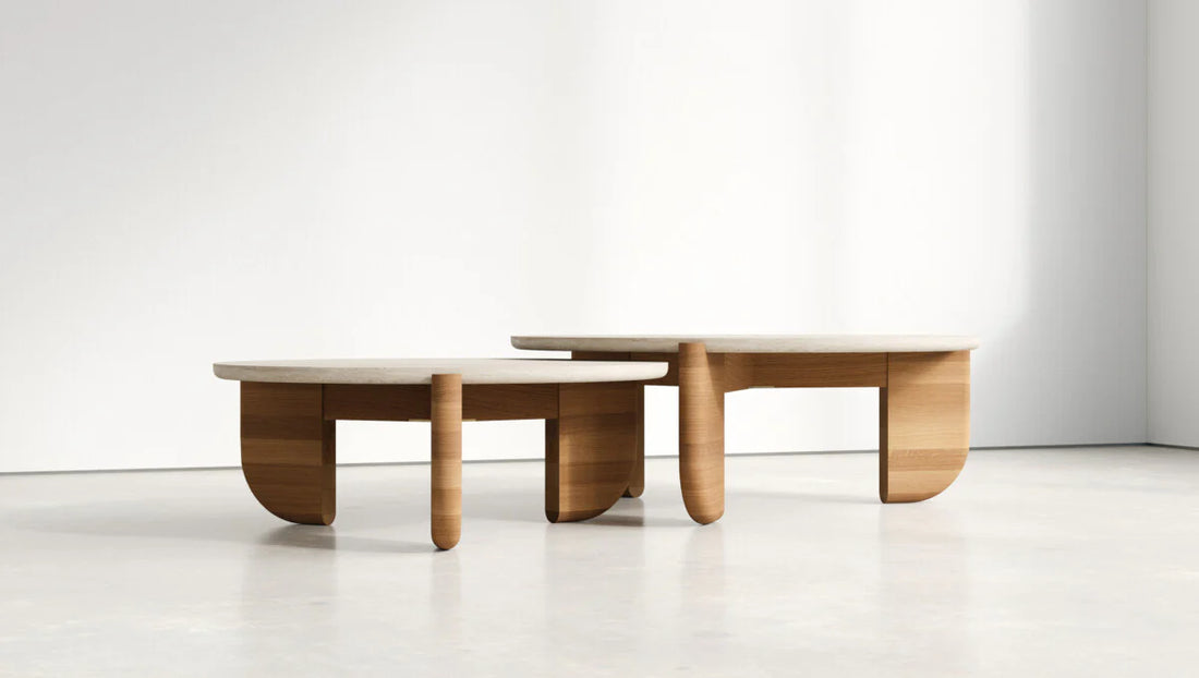 Luna Stone Nesting Coffee Tables