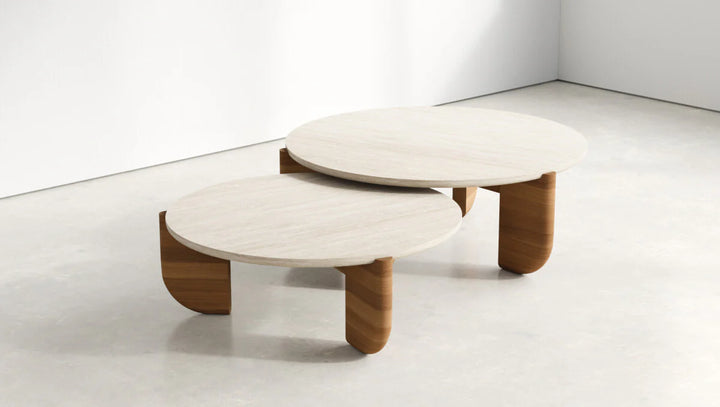 Luna Stone Nesting Coffee Tables