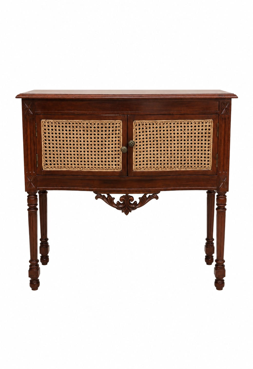 Heritage Cane Accent Cabinet