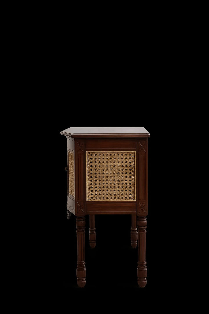 Heritage Cane Accent Cabinet