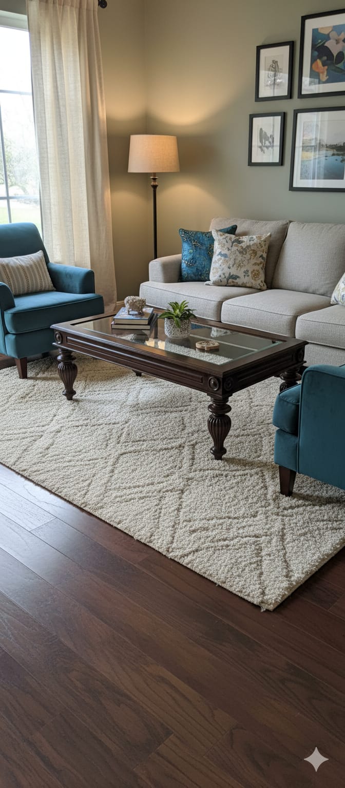 Heritage Glass Top Coffee Table