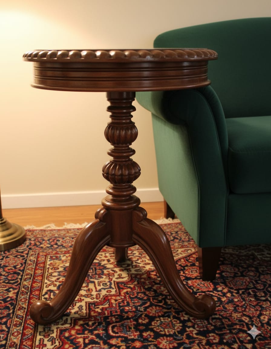 Royal Pedestal Side Table