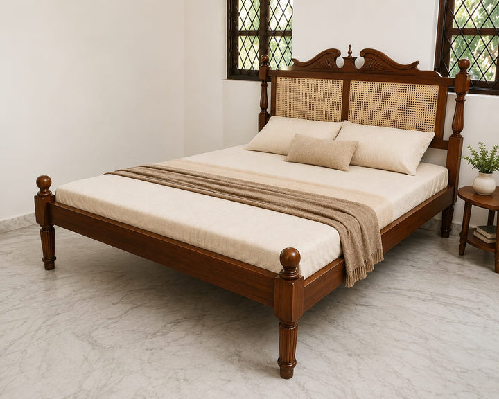Heritage Cane Platform Bed