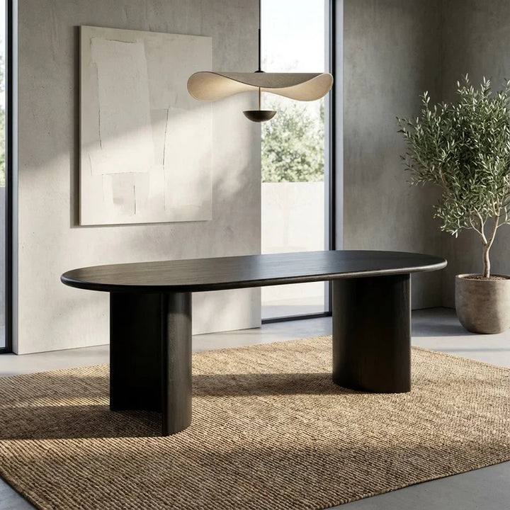 Obsidian Sculptural Dining Table