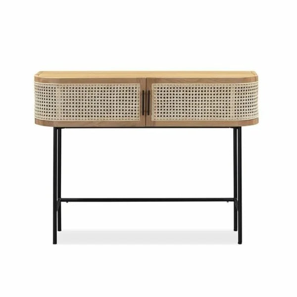 Nordic Cane Console Table