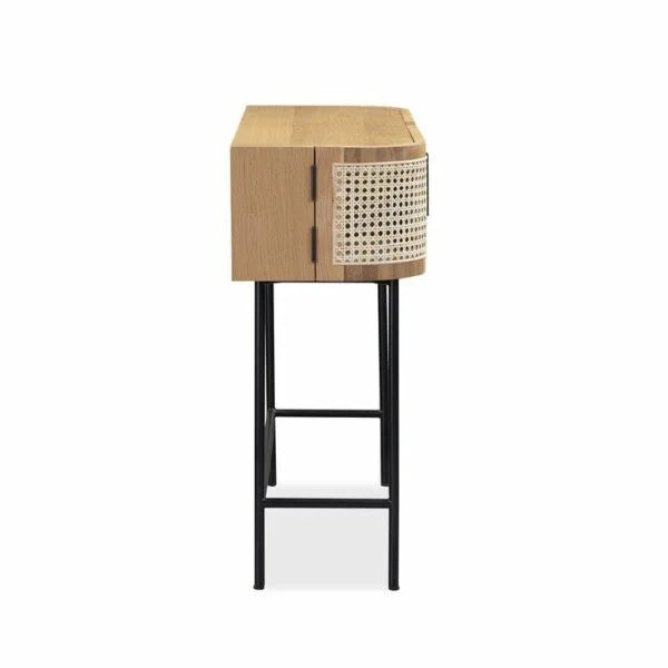 Nordic Cane Console Table