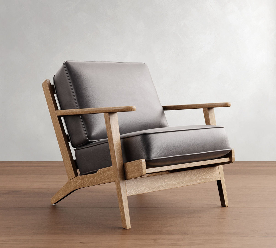 Alden Leather Lounge Chair