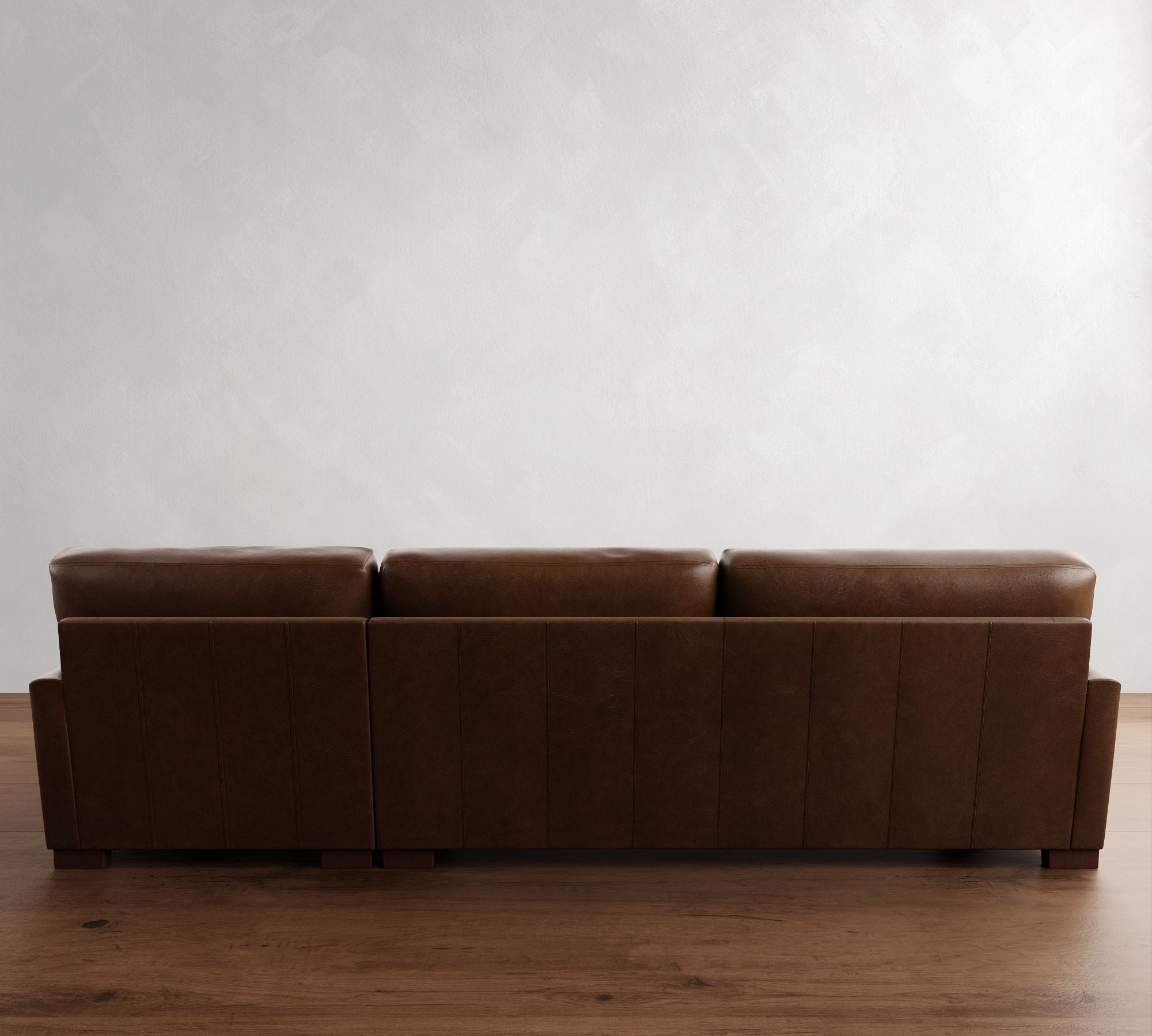 Hudson Leather Chaise Sectional